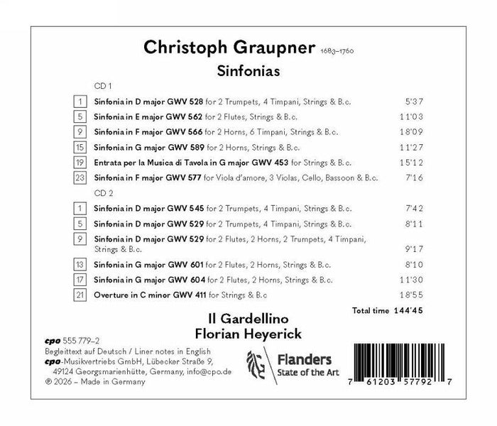 Sinfonias - Front Cover