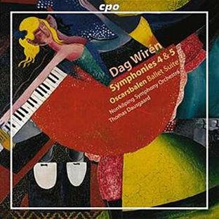 Symphonies N°4, opus 27 et N°5, opus38 - Oscarsbalen, opus 24a - Front Cover