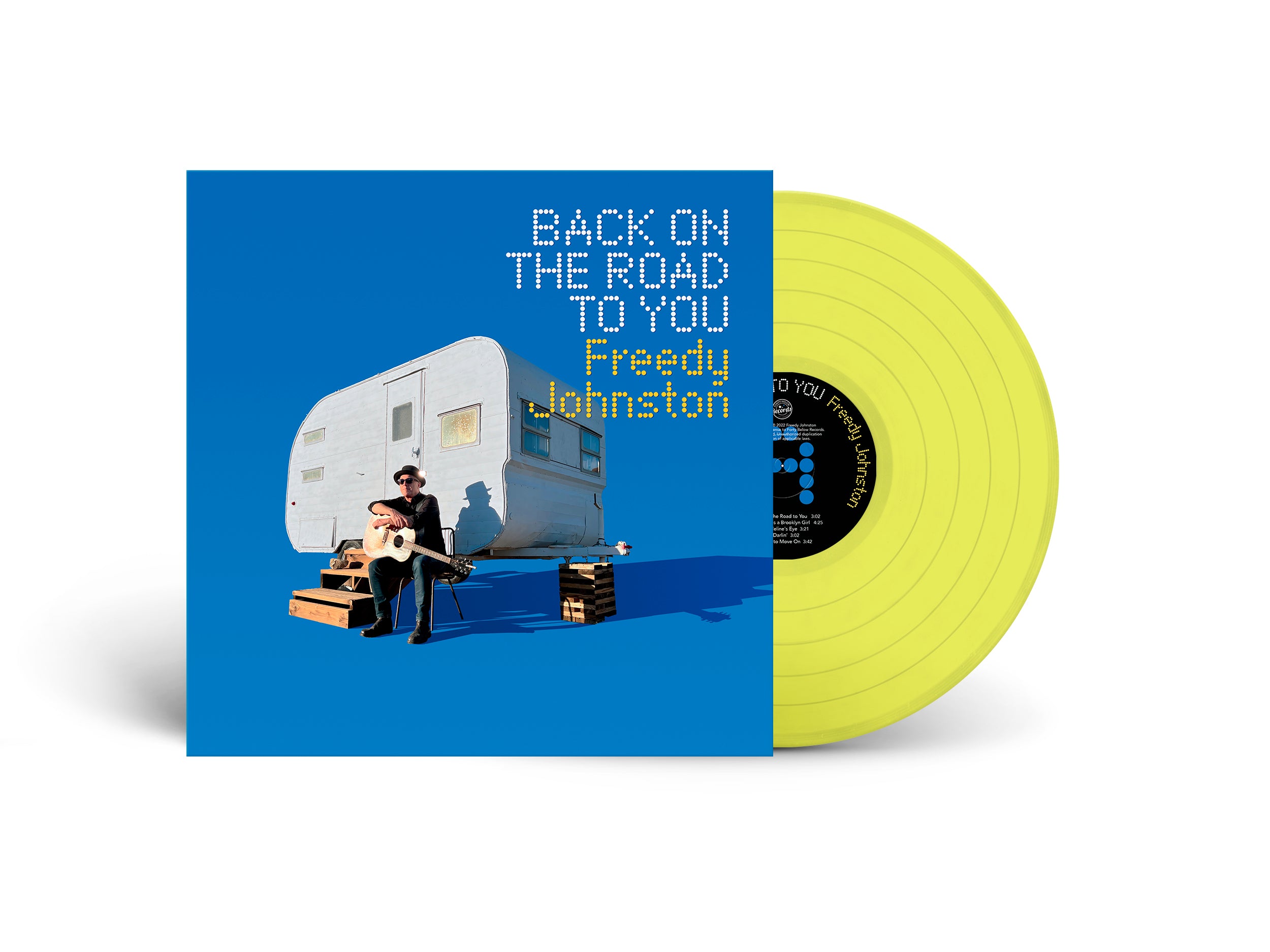 BACK ON THE ROAD TO YOU/VINYLE JAUNE - Front Cover