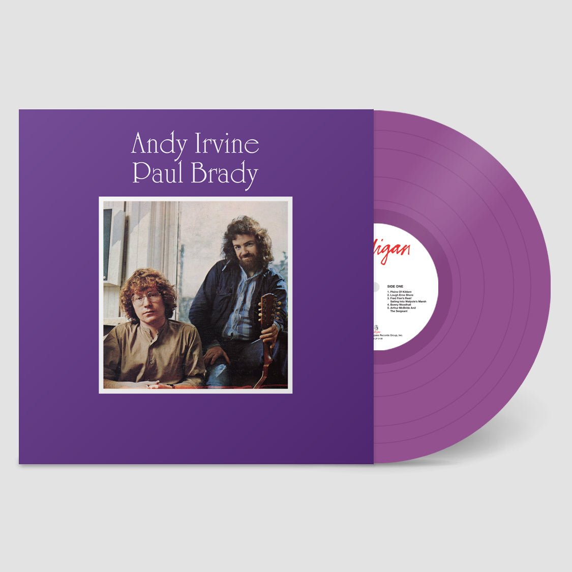 ANDY IRVINE/PAUL BRADY/VINYLE VIOLET AUDIOPHILE 180GR - Front Cover