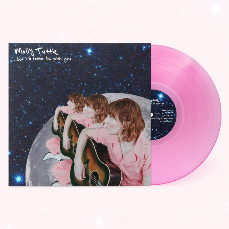 BUT I D RATHER BE WITH YOU/VINYLE ROSE TRANSLUCIDE - Front Cover