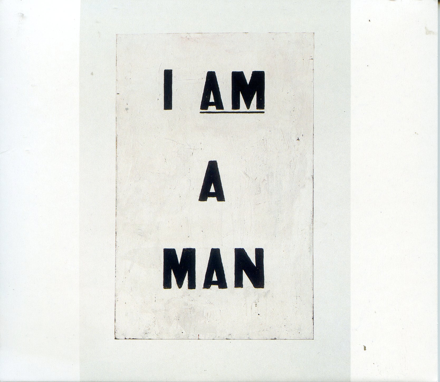 I AM A MAN (vinyl) - Front Cover