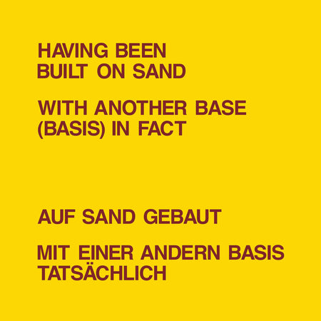 Having Been Built On Sand - Front Cover