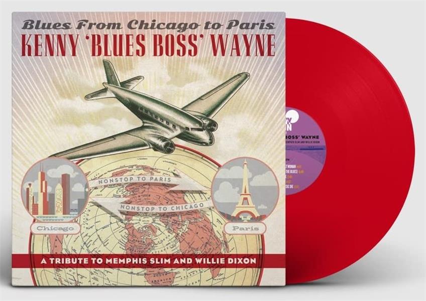 BLUES FROM CHICAGO TO PARIS-A TRIBUTE TO MEMPHIS SLIM AND WILLIE DIXON/180 GR GATEFOLD SLEEVE + DOWNLOAD CARD - Front Cover