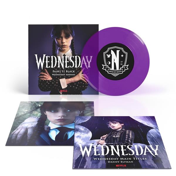 Paint It Black - Wednesday Theme Song - Front Cover