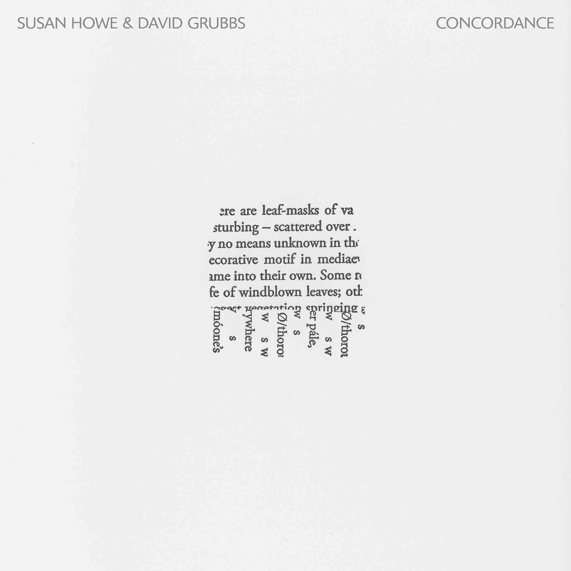 Concordance - Front Cover