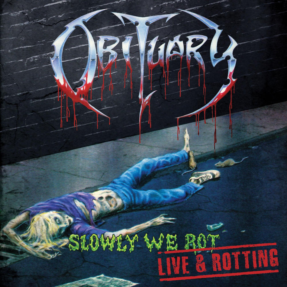 Slowly We Rot - Live And Rotting - Front Cover