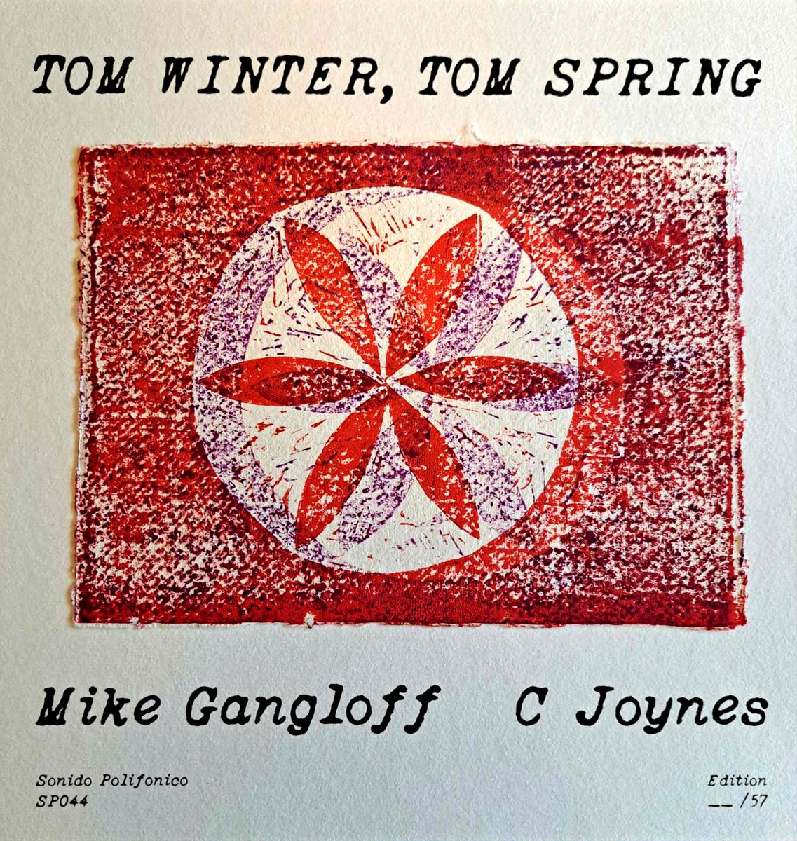 Tom Winter, Tom Spring - Front Cover