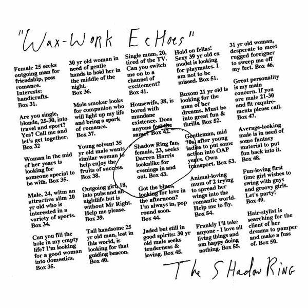 Wax-Work Echoes - Front Cover