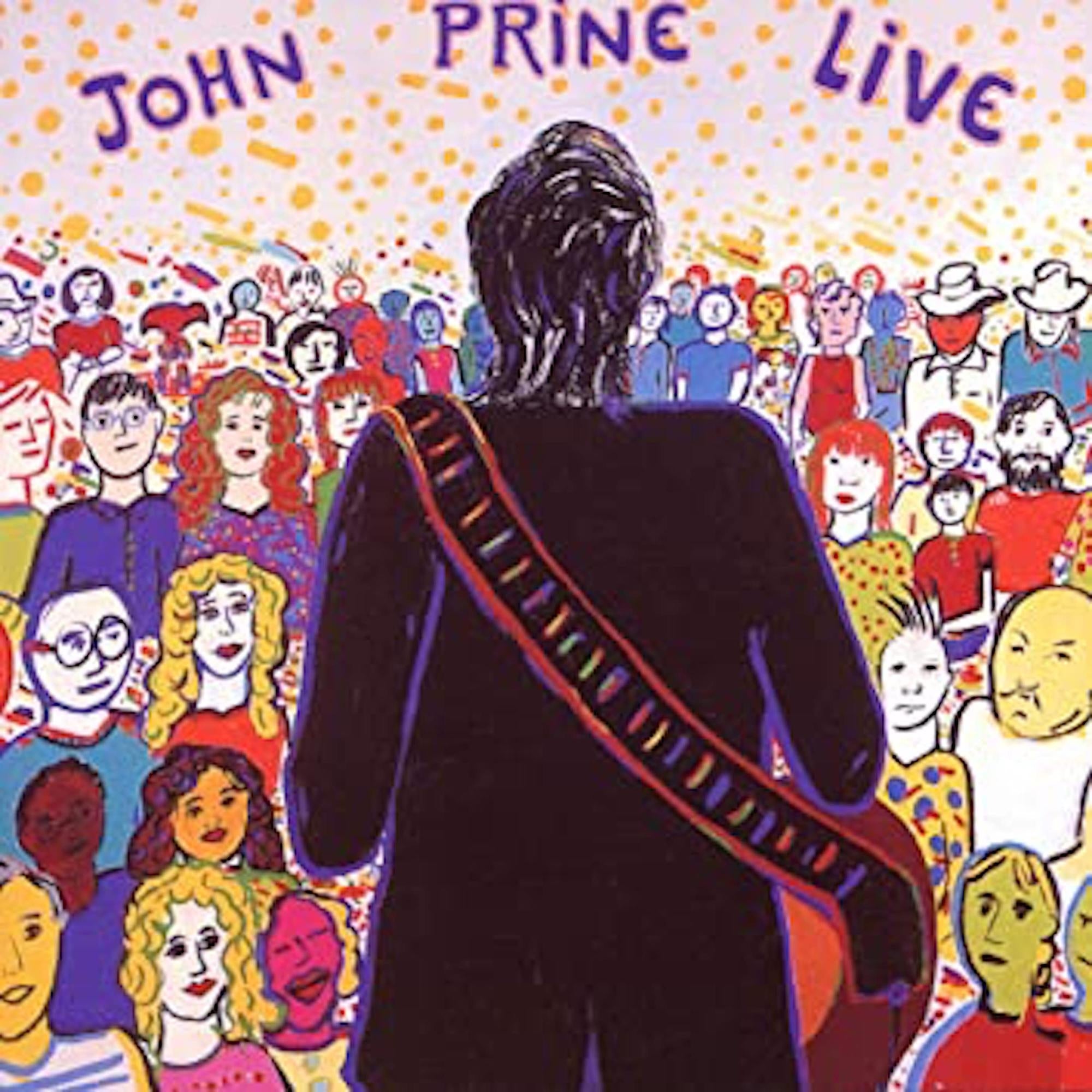 John Prine Live - Front Cover