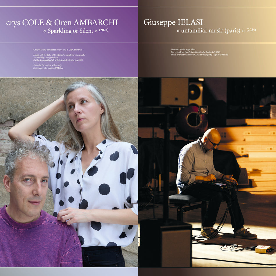 Sparkling Or Silent + Unfamiliar Music (Paris) - Front Cover