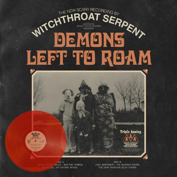 Demons Left To Roam Édition Limitée Vinyle Orange Transparent - Front Cover