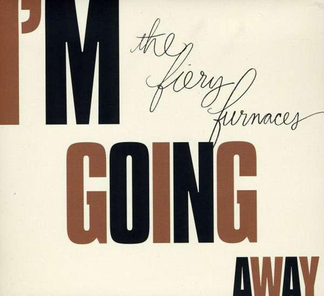 I'm going away (réédition) - Front Cover
