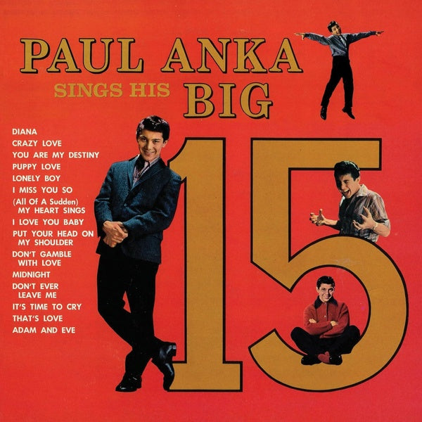 Paul Anka Sings His Big 15 - Front Cover