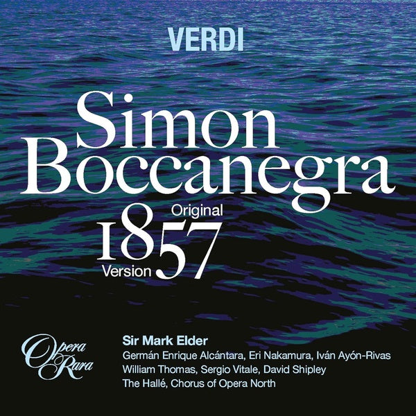 Verdi : Simon Boccanegra (1857 Original Version) - Front Cover
