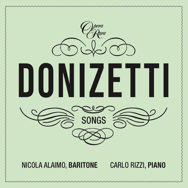 Donizetti - Songs Vol. 2 - Front Cover