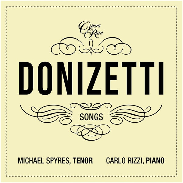 Donizetti Songs Vol. 3 - Front Cover