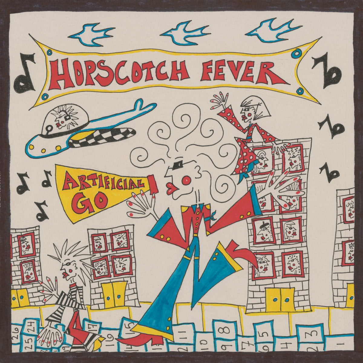 Hopscotch Fever / Musical Chairs/Opaque Red Vinyl - Front Cover