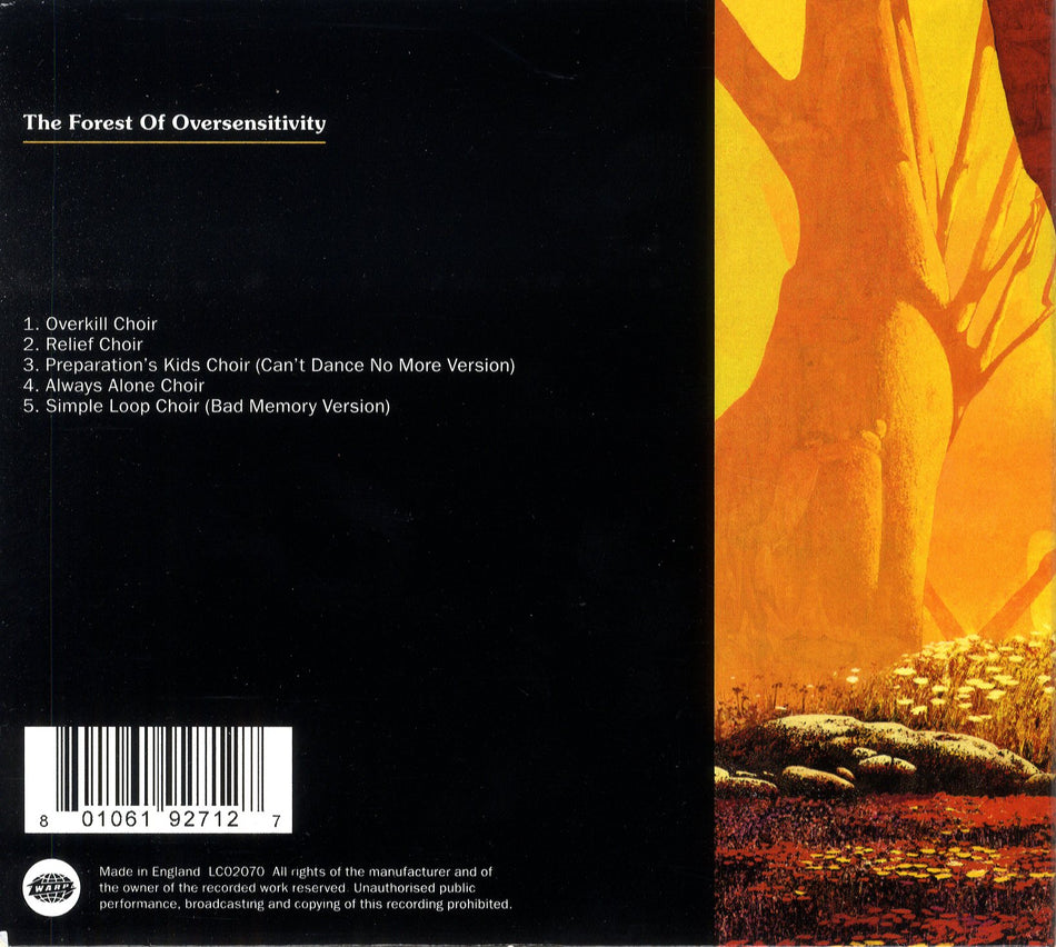 The Forest Of Oversensitivity - Back Cover