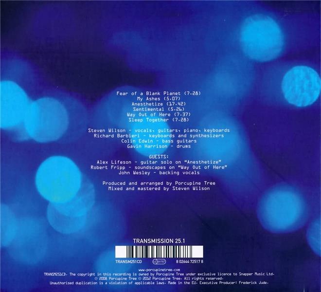 Fear of a Blank Planet - Front Cover