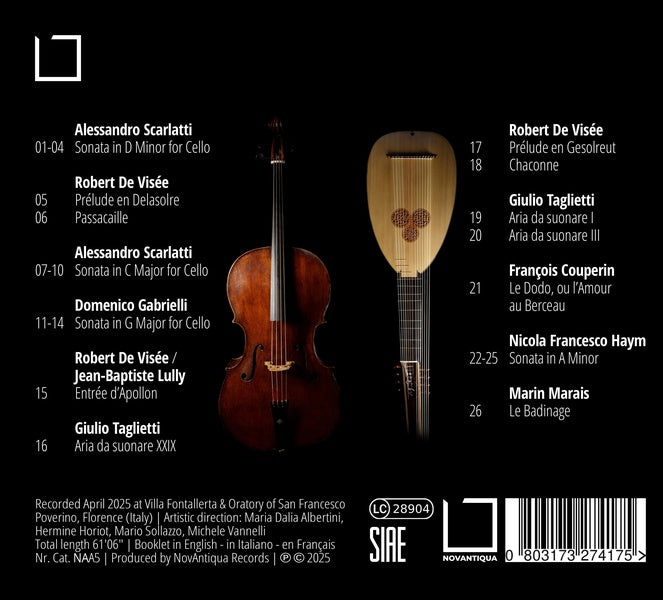 Consobrinae : Œuvres pour théorbe et violoncelle - Front Cover