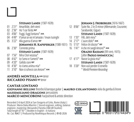 L'eterno Foco / Arias & Duets - Front Cover