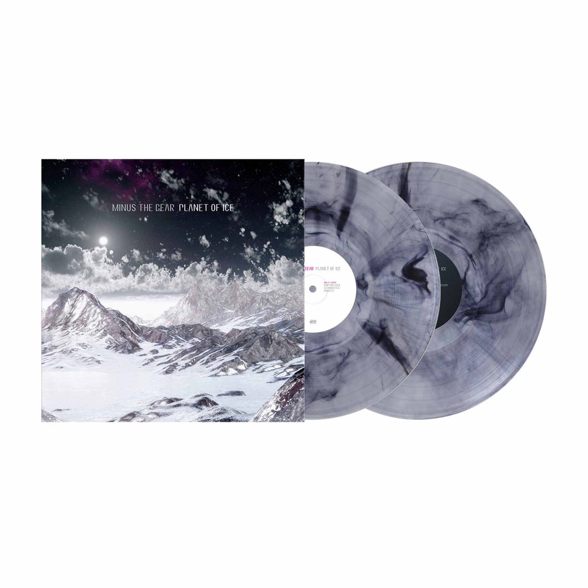 Planet Of Ice - Vinyle Gris Marbre Noir - Front Cover