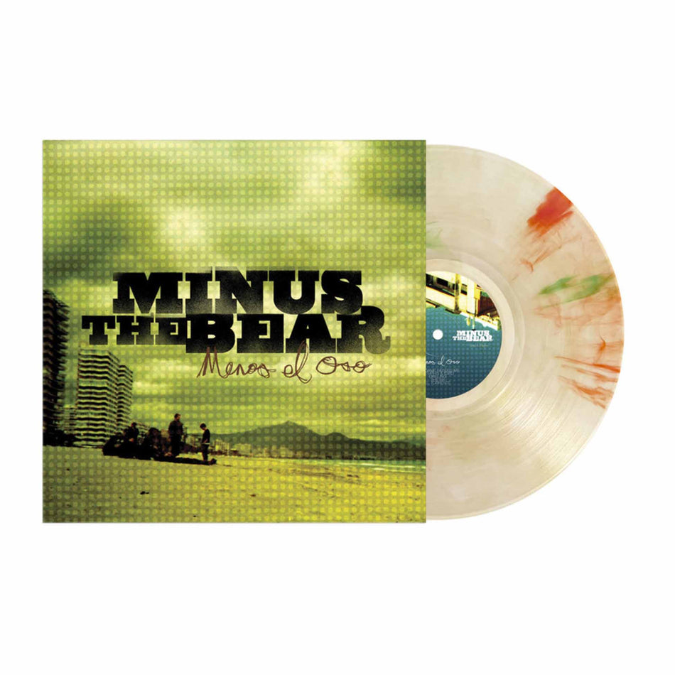 Menos El Oso - Vinyle Blanc Marbre Rouge & Vert - Front Cover