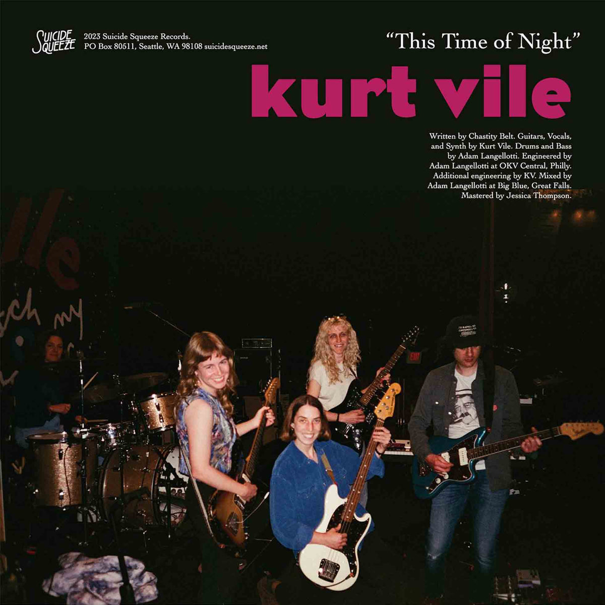 This Time Of Night + Different Now - Vinyle Bleu Océan Audiophile - Front Cover