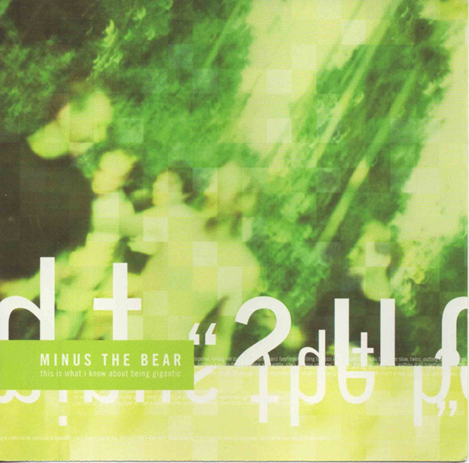 This Is What I Know About Being Gigantic - Vinyle Transparent Vert D'Eau - Front Cover