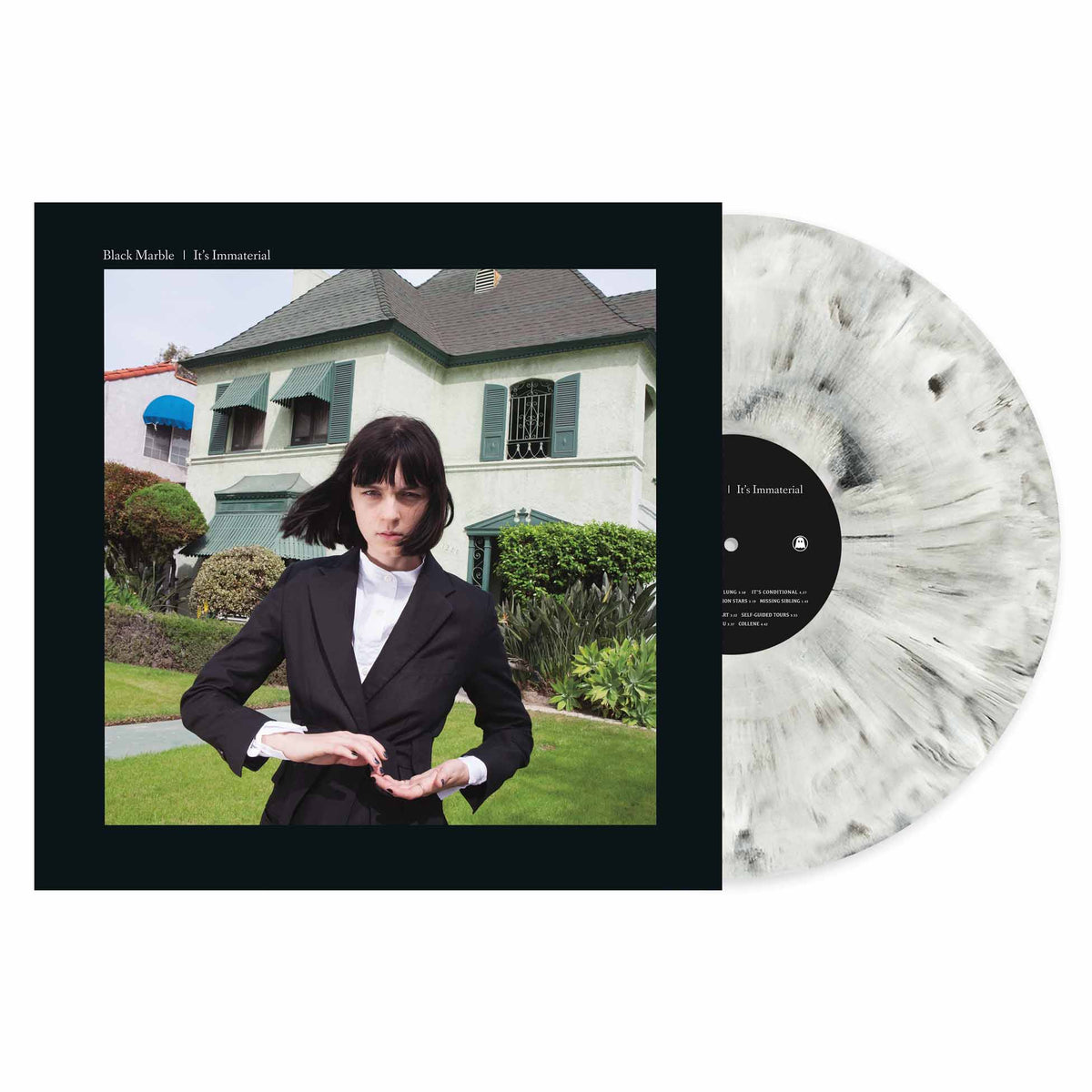 It'S Immaterial (10Th Anniversary Edition) - Vinyle Marbre Noir Et Blanc - Front Cover