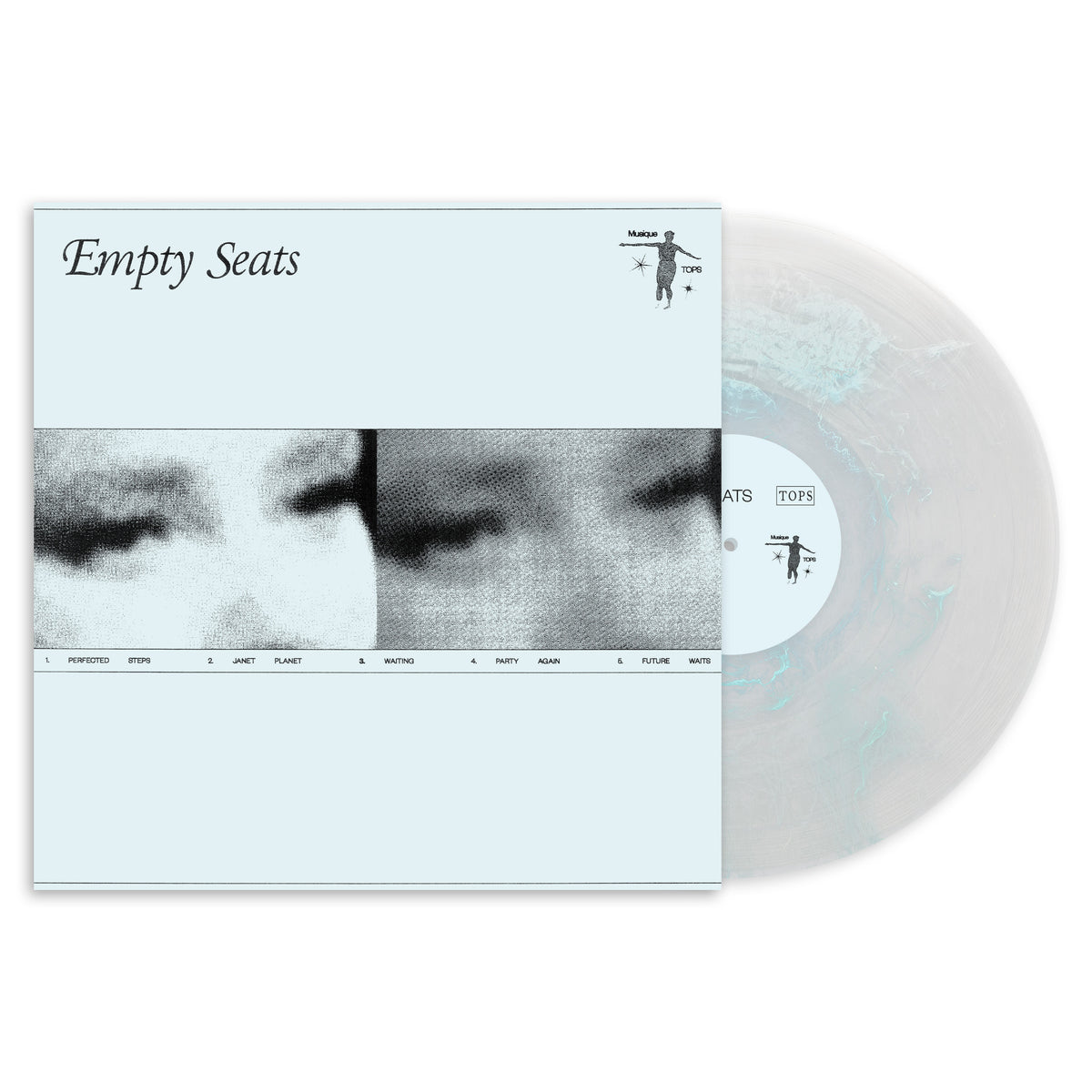 Empty Seats - Vinyle Blanc Marbre Bleu - Front Cover