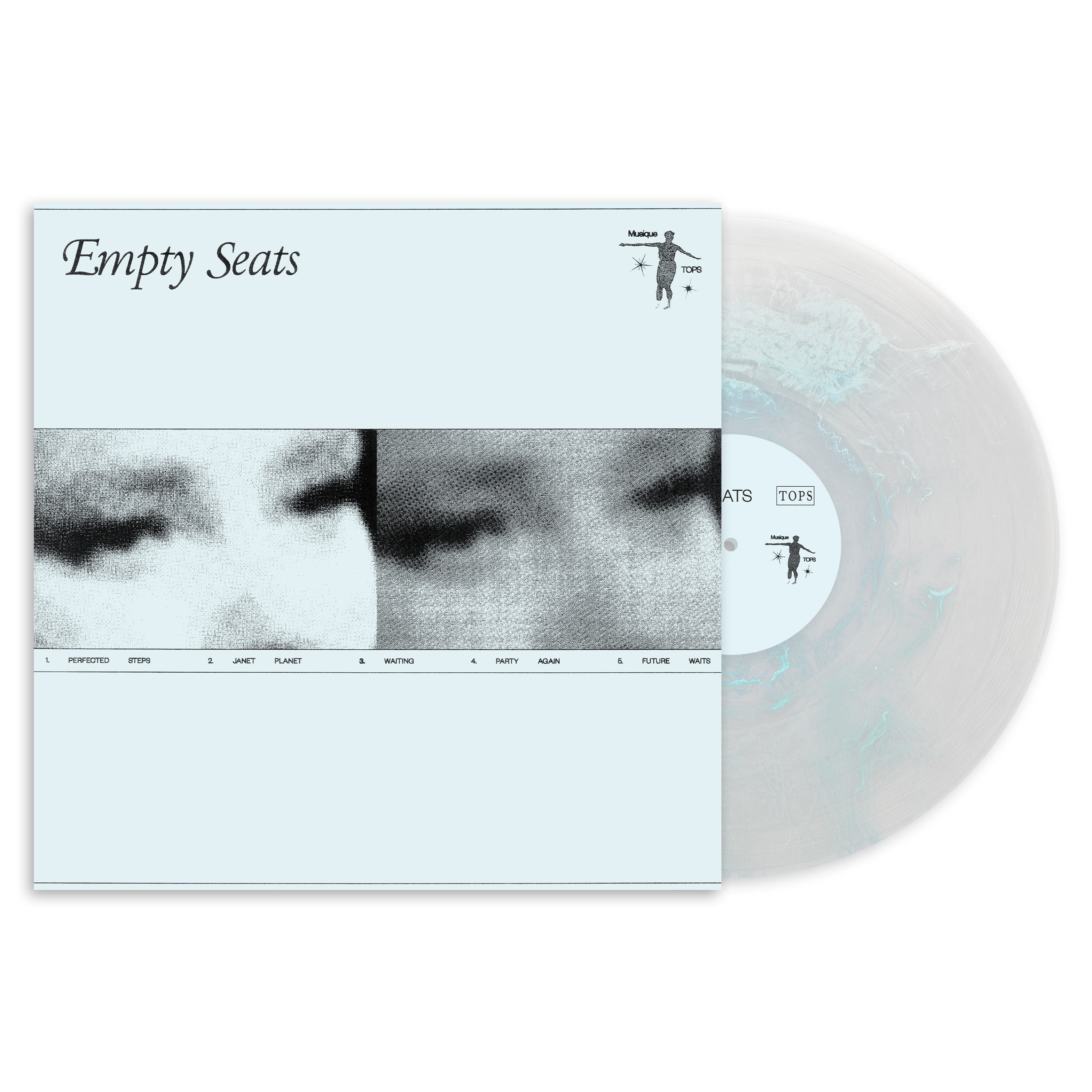 Empty Seats - Vinyle Blanc Marbre Bleu - Front Cover