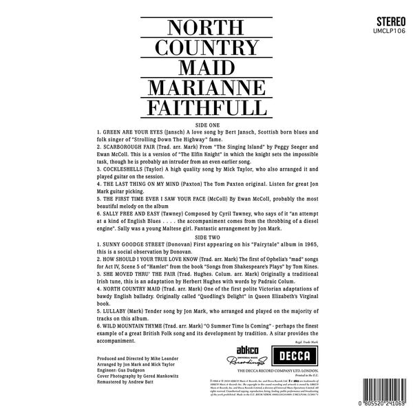 North Country Maid - Front Cover