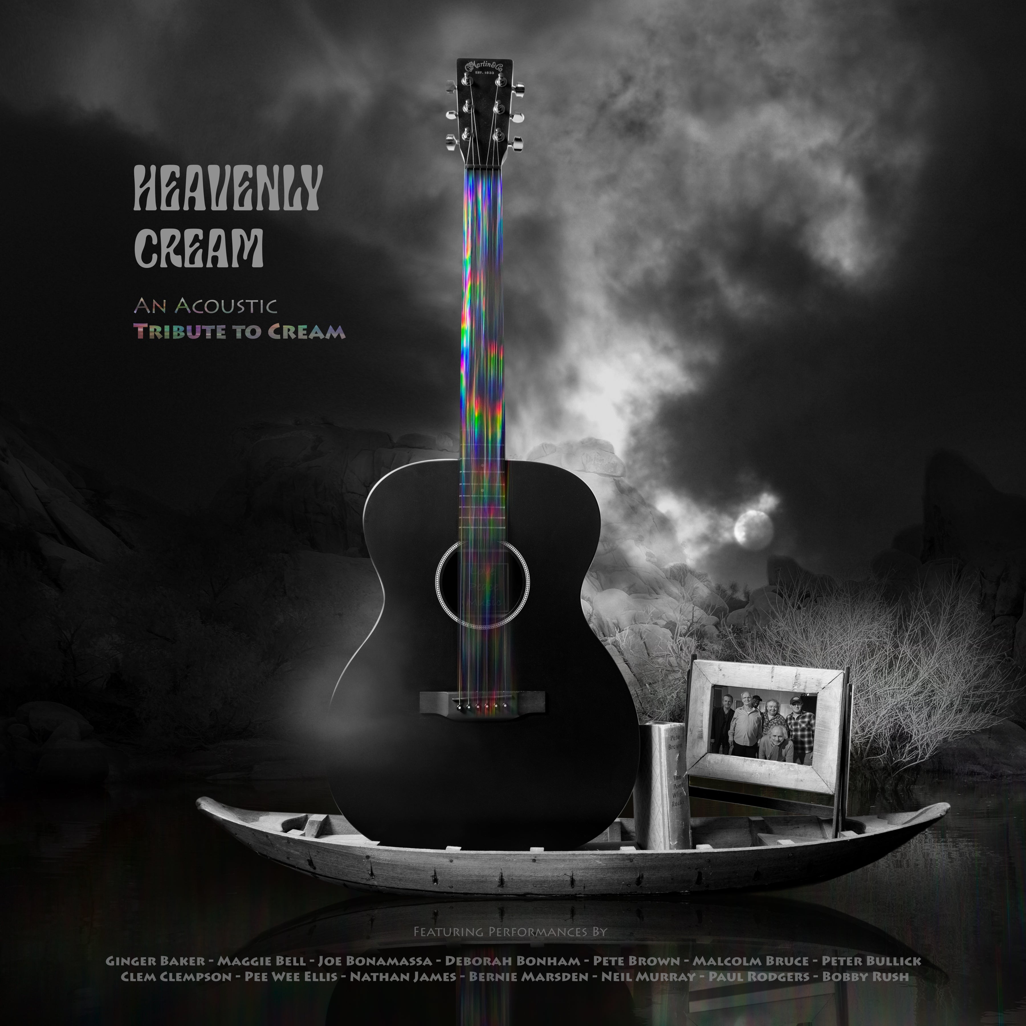 HEAVENLY CREAM/AN ACOUSTIC TRIBUTE TO CREAM/VINYLE COULEUR CREME - Front Cover