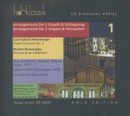 Arrangements pour 2 orgues et percussion 3D Binaural Series - Front Cover