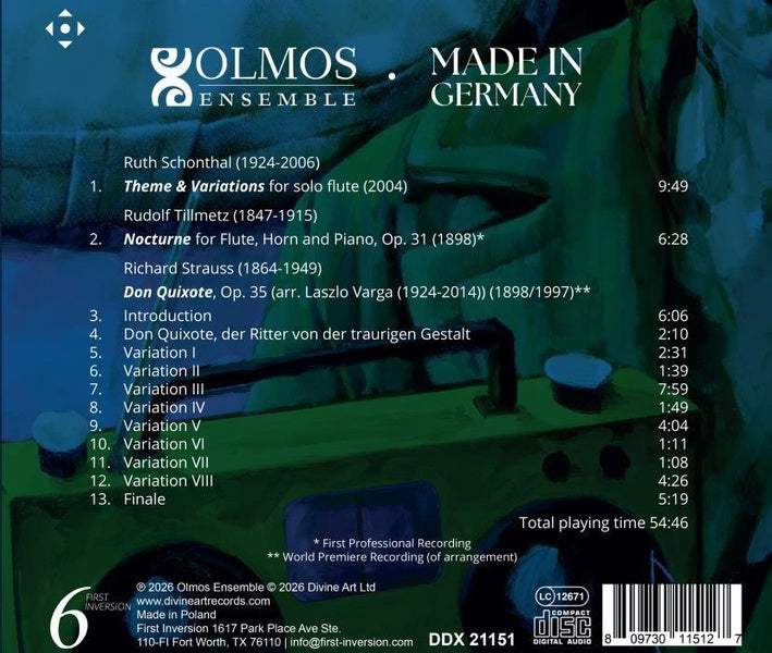 Made In Germany : Pièces pour ensemble instrumental - Front Cover