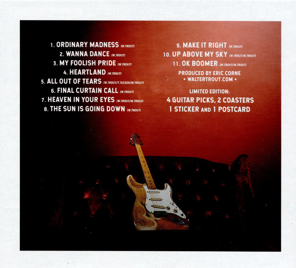 ORDINARY MADNESS - DOUBLE VINYLE ROUGE - Back Cover