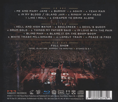 LIVE FROM THE ROYAL ALBERT HALL - Back Cover