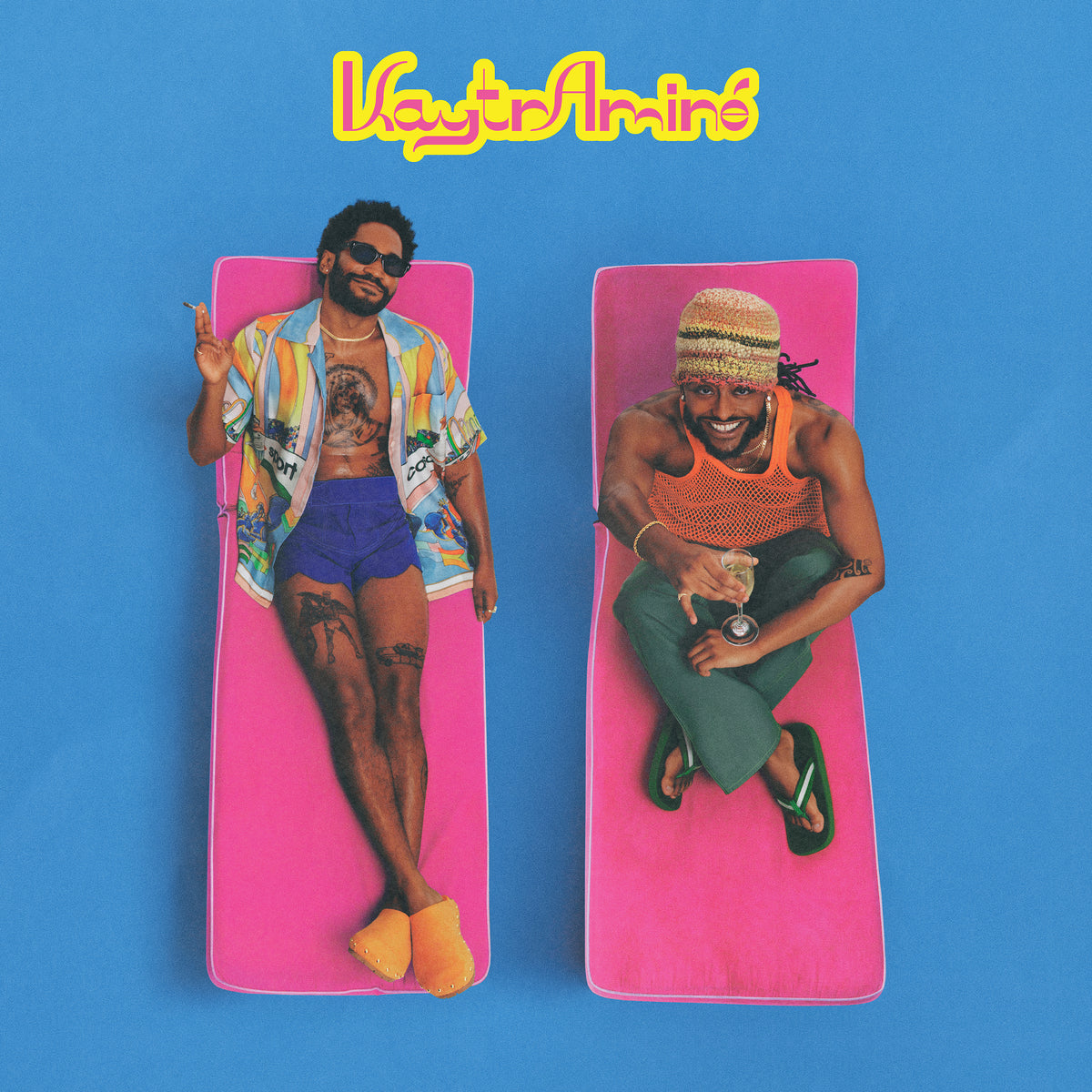 KAYTRAMINÉ/Transparent Blue Vinyl/Poster & Blotter Sheet - Front Cover