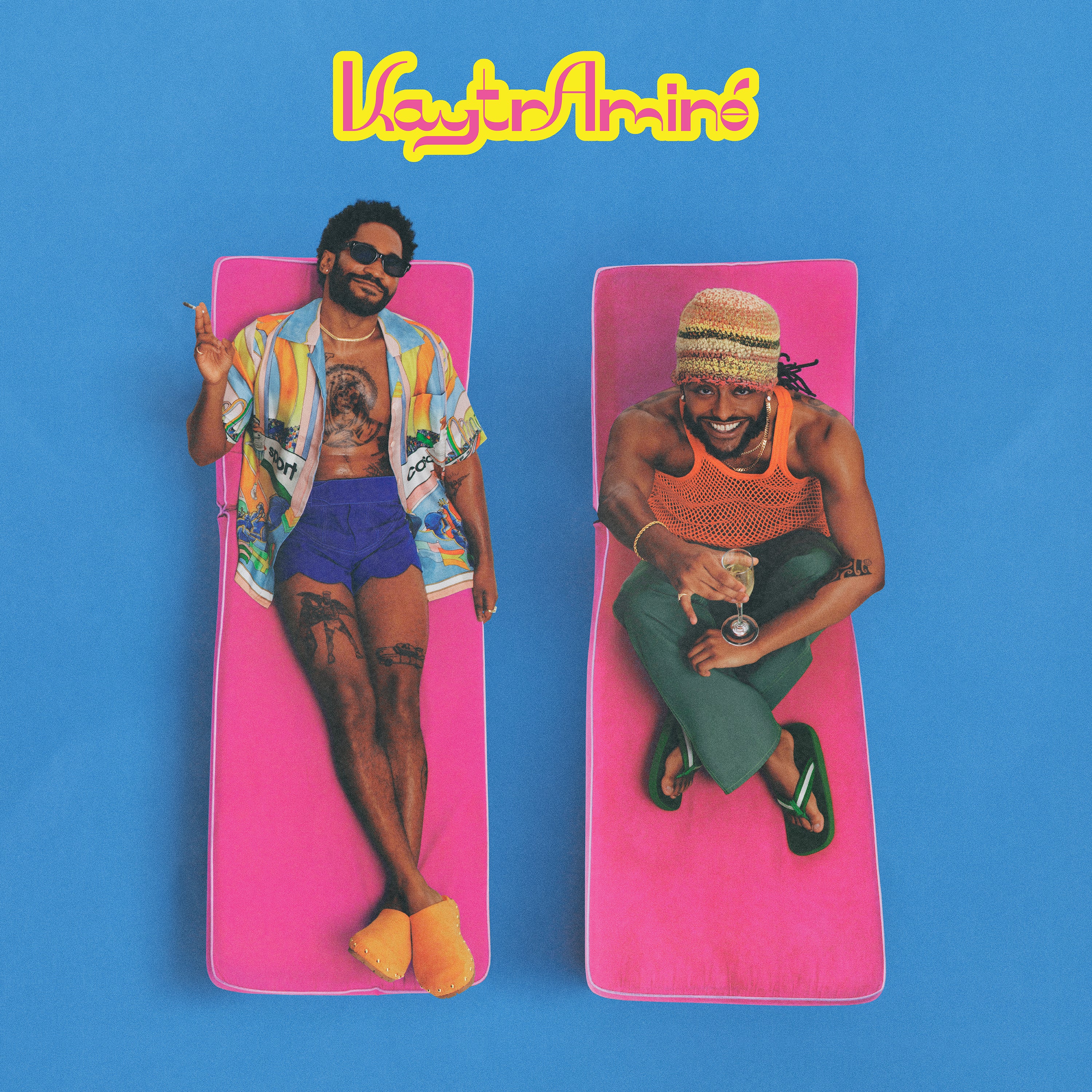 KAYTRAMINÉ/Transparent Blue Vinyl/Poster & Blotter Sheet - Front Cover