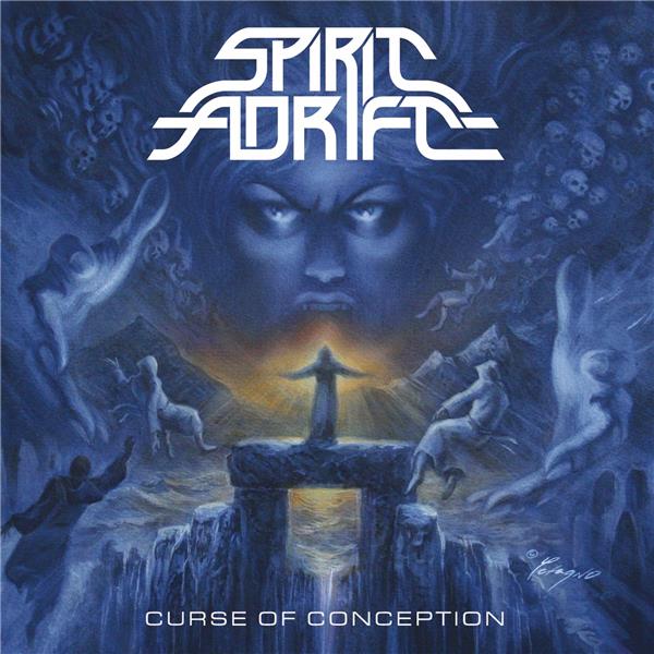 Curse Of Conception - Vinyle Transparent & Cyan Splatter Blanc Et Jaune - Front Cover