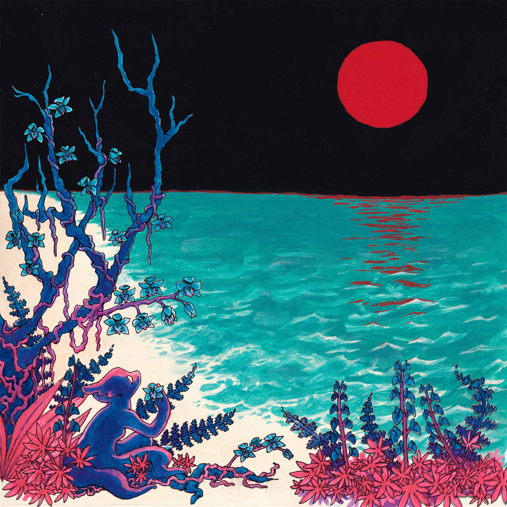 The First Glass Beach Album - Vinyle Bleu - Front Cover
