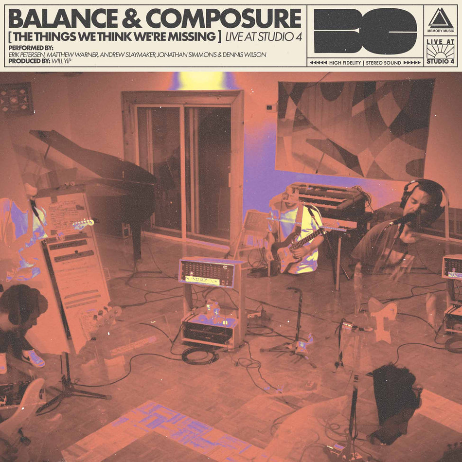 The Things We Think We'Re Missing Live At Studio 4 - Vinyle Swirl Pourpre Et Crème - Front Cover