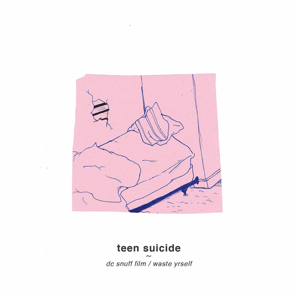 Dc Snuff Film + Waste Yrself - Vinyle Marbre Rose - Front Cover