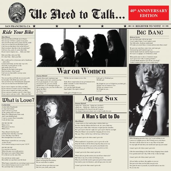 We Need To Talk... - Front Cover