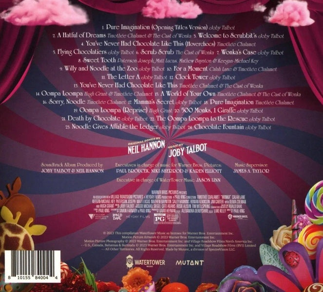 WONKA/ORIGINAL MOTION PICTURE SOUNDTRACK - Front Cover