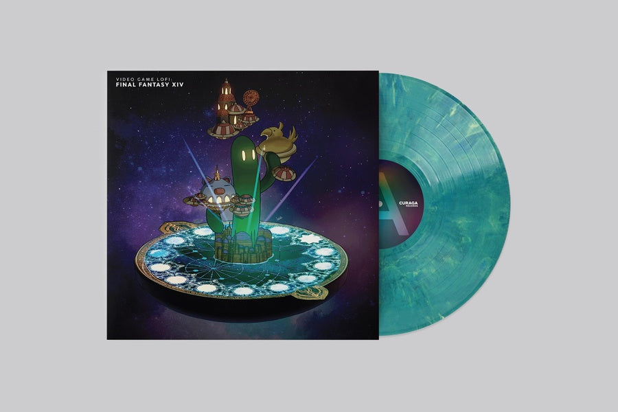 Video Game Lofi : Final fantasy XIV Vinyle Coloré - Front Cover