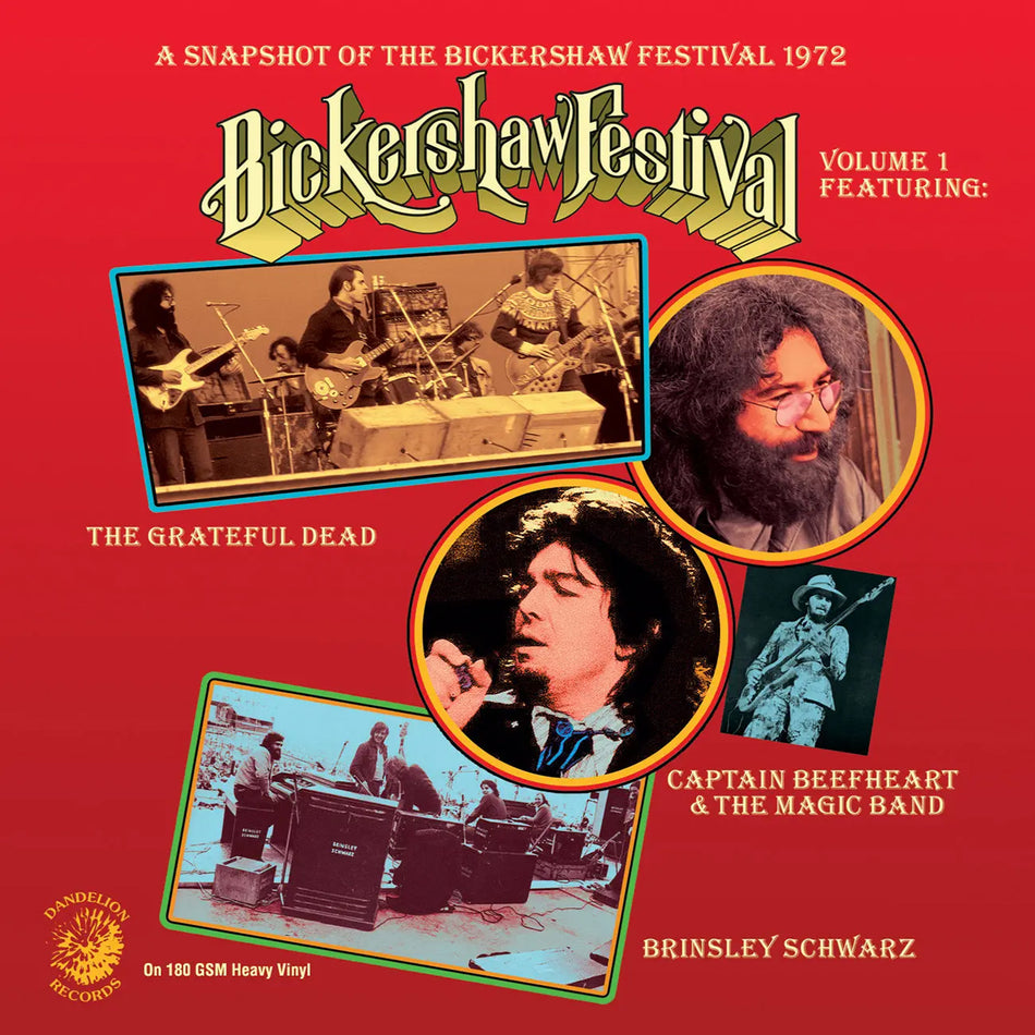 A Snapshot of The Bickershaw Festival 1972 Vol 1 Featuring Grateful Dead/180g/Gatefold - Front Cover