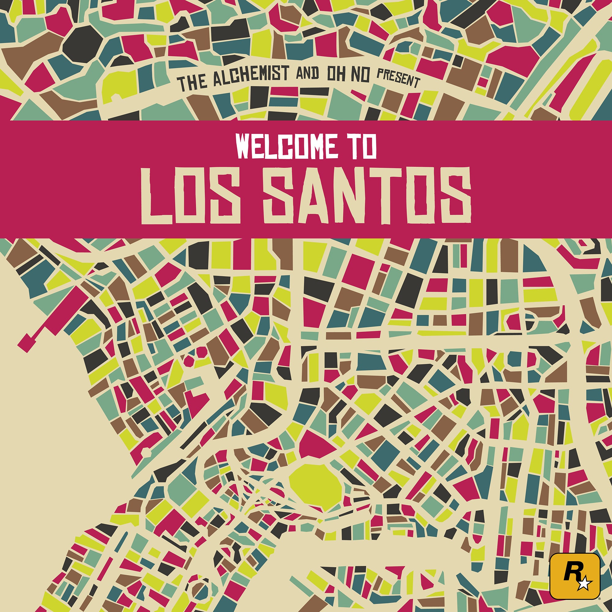 The Alchemist and Oh No Present: Welcome To Los Santos /stickers et coupon mp3 inclus - Front Cover